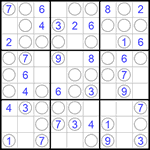 Судоку “Чет-нечет” 9х9 #93 легкий