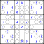 Судоку “Чет-нечет” 9х9 #97 легкий