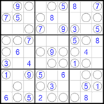 Судоку “Чет-нечет” 9х9 #98 легкий