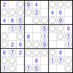 Судоку “Чет-нечет” 9х9 #99 легкий