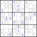 Судоку “Чет-нечет” 9х9 #91 средний