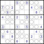 Судоку “Чет-нечет” 9х9 #92 средний