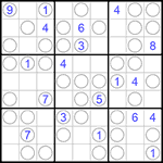 Судоку “Чет-нечет” 9х9 #93 средний