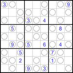 Судоку “Чет-нечет” 9х9 #96 средний