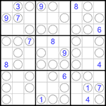 Судоку “Чет-нечет” 9х9 #99 средний