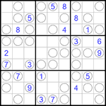 Судоку “Чет-нечет” 9х9 #86 трудный