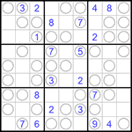 Судоку “Чет-нечет” 9х9 #91 трудный