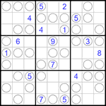 Судоку “Чет-нечет” 9х9 #92 трудный