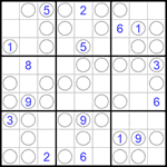 Судоку “Чет-нечет” 9х9 #93 трудный