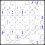 Судоку “Чет-нечет” 9х9 #94 трудный