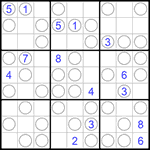 Судоку “Чет-нечет” 9х9 #85 очень трудный