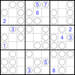 Судоку “Чет-нечет” 9х9 #88 очень трудный