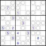 Судоку “Чет-нечет” 9х9 #89 очень трудный