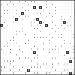 Филиппинский кроссворд #221 “Паровоз”