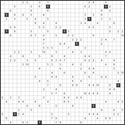 Филиппинский кроссворд #214 “Бурундук”