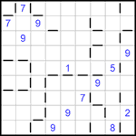 “Соседи” 9х9 #111 трудный