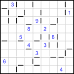 “Соседи” 9х9 #123 трудный