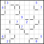 “Соседи” 9х9 #101 очень трудный