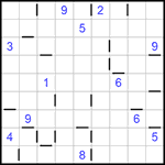 “Соседи” 9х9 #105 очень трудный