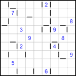 “Соседи” 9х9 #106 очень трудный