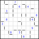 “Соседи” 9х9 #110 очень трудный