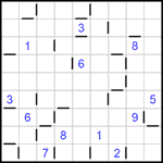 “Соседи” 9х9 #115 очень трудный