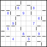 “Соседи” 9х9 #116 очень трудный