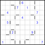 “Соседи” 9х9 #97 очень трудный