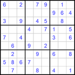 Судоку 9х9 #661 легкий