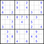 Судоку 9х9 #662 легкий