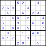 Судоку 9х9 #663 легкий