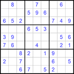 Судоку 9х9 #665 легкий