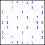 Судоку 9х9 #666 легкий