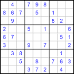 Судоку 9х9 #669 легкий