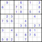 Судоку 9х9 #674 легкий