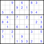 Судоку 9х9 #677 легкий