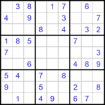 Судоку 9х9 #685 легкий