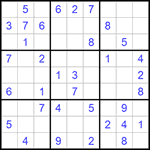 Судоку 9х9 #686 легкий