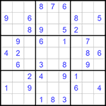 Судоку 9х9 #692 легкий