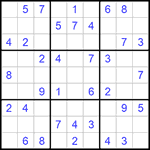 Судоку 9х9 #697 легкий