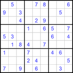Судоку 9х9 #699 легкий