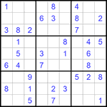 Судоку 9х9 #705 легкий