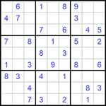 Судоку 9х9 #710 легкий