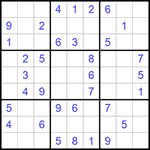 Судоку 9х9 #711 легкий