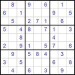 Судоку 9х9 #712 легкий