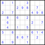 Судоку 9х9 #719 легкий