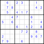 Судоку 9х9 #721 легкий