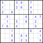 Судоку 9х9 #723 легкий