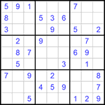 Судоку 9х9 #724 легкий