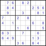 Судоку 9х9 #728 легкий